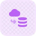 Nube a base de datos  Icono