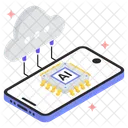 Nube de ai  Icono