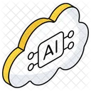 Nube de ia  Icon