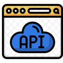 API de la nube  Icono