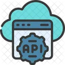 API de la nube  Icono