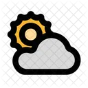 Nube aumentando  Icono