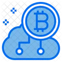 Negocios Nube Criptomoneda Icono