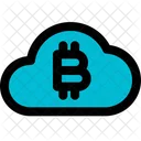 Nube de bitcoins  Icono