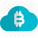 Nube De Bitcoins Icono