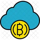 Bitcoin en la nube  Icono