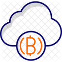 Bitcoin en la nube  Icono