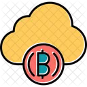 Bitcoin en la nube  Icono