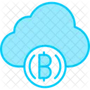 Bitcoin en la nube  Icono