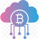 Bitcoin Nube Criptomoneda Icono