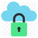 Nube Bloqueada Acceso A La Nube Seguridad En La Nube Icono