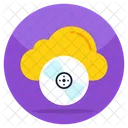 Cd en la nube  Icono