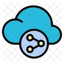 Compartir nube  Icono