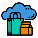 Nube de compras  Icono