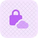 Nube de seguridad  Icono