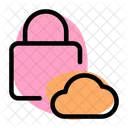 Nube De Seguridad Seguridad En La Nube Bloqueo De Nube Icono