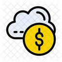 Dinero en la nube  Icono