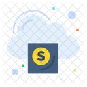 Dinero en la nube  Icono