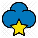 Estrellas Nube Interfaz De Usuario Icon