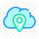 GPS en la nube  Icono