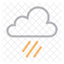 Nube Lluvia Clima Icono