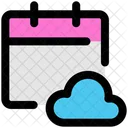 Calendario Nube Clima Icono