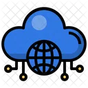 Internet en la nube  Icono