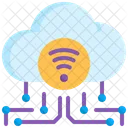 Nube iot  Icono