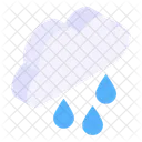 Nube lloviendo  Icono