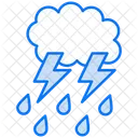 Nube Lluvia Tormenta Icono