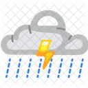 Tormenta De Lluvia De Nubes Nube Lluvia Icono