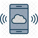 Nube Movil Movil Nube Icono