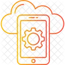 Movil Nube Computacion En La Nube Icono