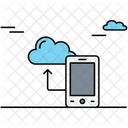 Nube Movil Movil Nube Icono