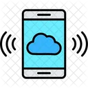 Nube Movil Movil Nube Icono