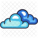 Nube nublada  Icono