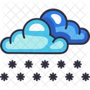 Nube nublada cerda  Icono
