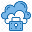 Privado Sistema En La Nube En Linea Icono