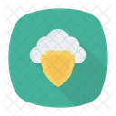 Nube Segura Seguridad Escudo Icono