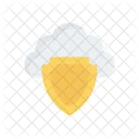 Nube Segura Seguridad Escudo Icono