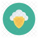 Nube Segura Seguridad Escudo Icono