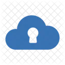 Nube Seguridad Base De Datos Icono