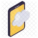 Telefono Inteligente En La Nube Movil En La Nube Telefono En La Nube Icon