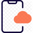 Telefono Inteligente En La Nube Movil En La Nube Telefono En La Nube Icon