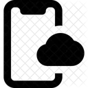 Teléfono inteligente en la nube  Icon