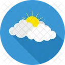 Nube Soleada Nube Amanecer Icon