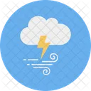 Trueno de nube  Icono