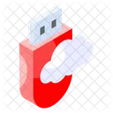 Nube usb  Icono