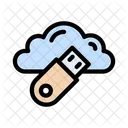 Nube usb  Icono