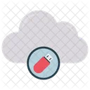 Nube usb  Icono